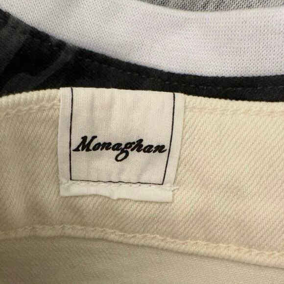 Frank & Eileen White Monaghan Frayed Hem Jeans Size 29 - Picture 3 of 9